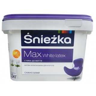 Śnieżka Max White latex