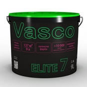 Фарба латексна шовковисто-матова Vasco Elite 7 (Васко Эліт 7), 9 л