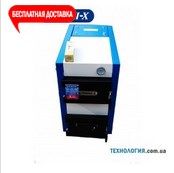 Твердотопливный комбинированный котёл длительного горения Tehni-x КОТВ - 24 ДГ professional 24 квт