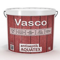 Лак-антисептик для дерева Vasco Antiseptik Aquatex, 9 л безкольоровий