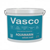 Емаль акрилова напівматова на водній основі Vasco Aquamarin 2,7 л