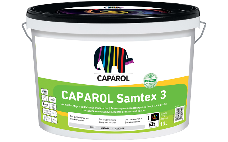Samtex 3 E.L.F. (Замтекс 3) матова латексна фарба 10 л (Капарол)