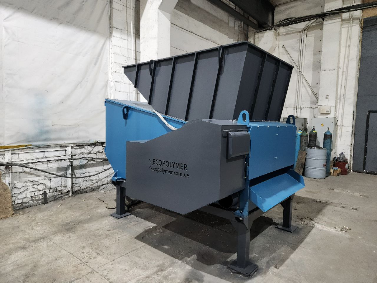 ♻️ Промышленный шредер для дерева Shark ES 15.2 ♻️