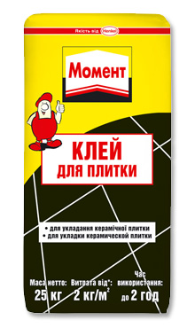 Клей для плитки Момент
