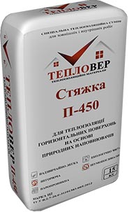 Теплоизоляционная смесь "Тепловер Стяжка П400