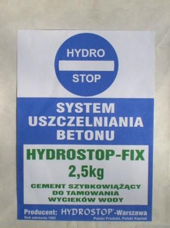 Гидроизоляция быстровяжущий цемент Hygrostop-Fix