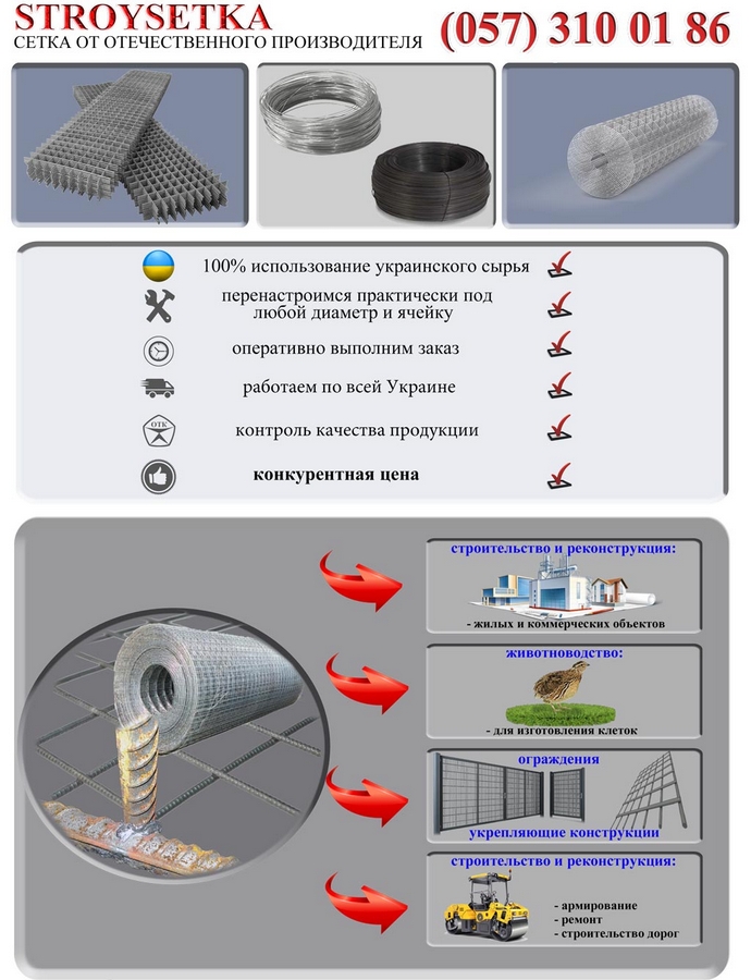 Сетка кладочная сварная