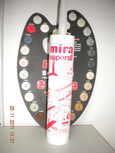силиконовый герметик mira supersil