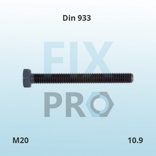 Болт с шестигранной головкой DIN 933 A2 A4 10.9 12