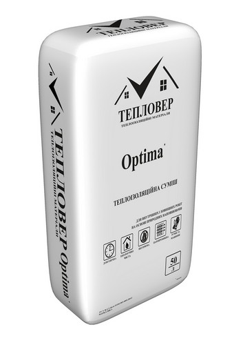 Тепла штукатурка Тепловер Optima