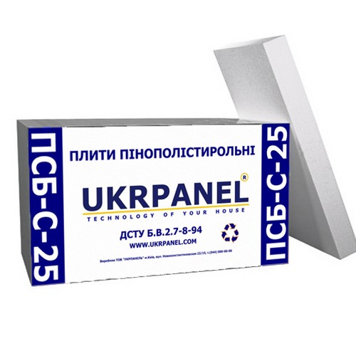 Пенопласт ПСБ-С-25 1000х500х30мм