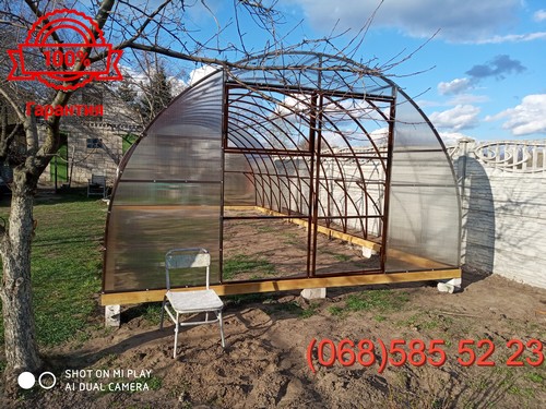 Арочная теплица из 25*25 трубы
