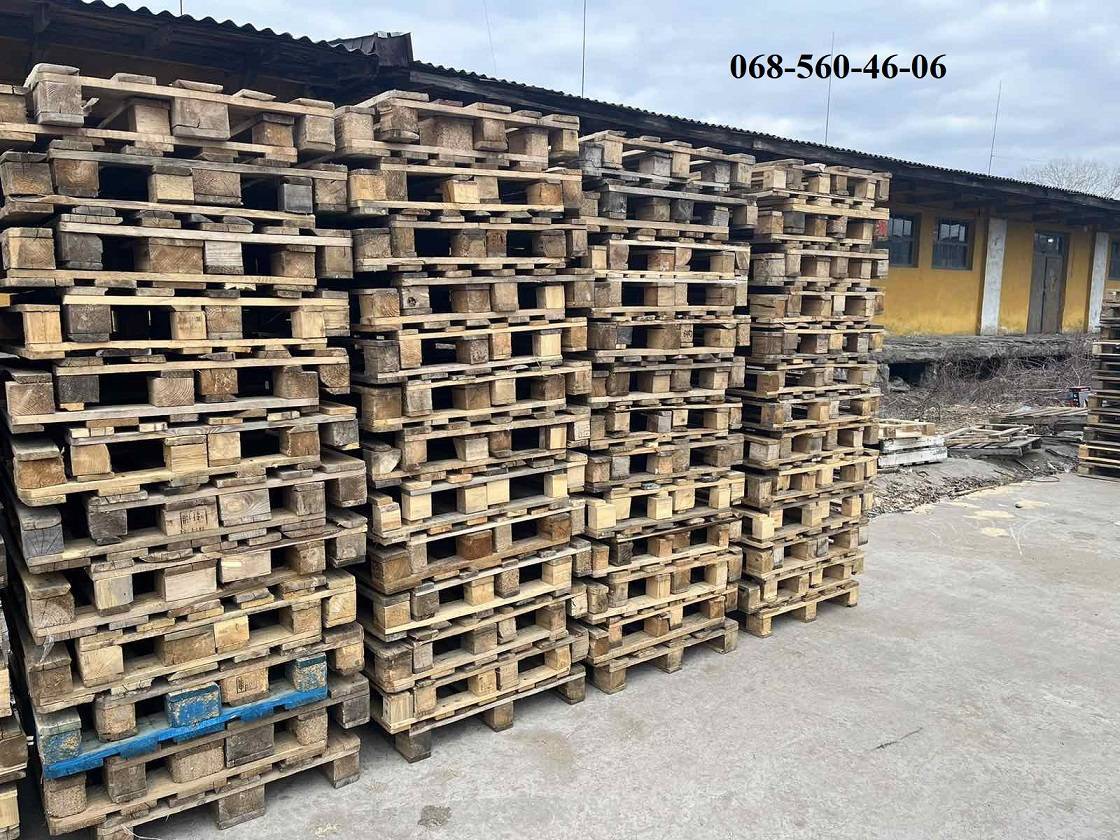 Продам дерев`яні палети бу Дніпро та область.